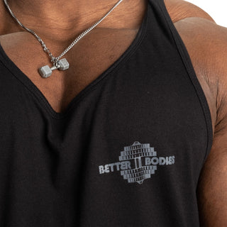 Better Bodies Essential T-Back V2 - Black - Urban Gym Wear