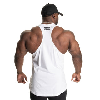 Better Bodies Essential T-Back V2 - White - Urban Gym Wear