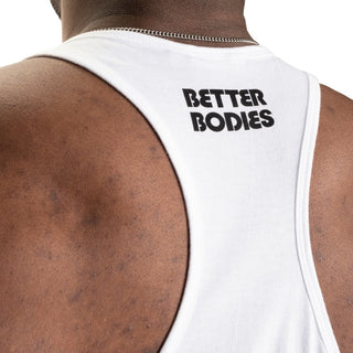 Better Bodies Essential T-Back V2 - White - Urban Gym Wear