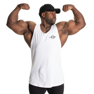 Better Bodies Essential T-Back V2 - White - Urban Gym Wear