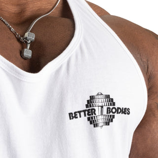 Better Bodies Essential T-Back V2 - White - Urban Gym Wear