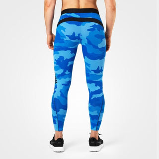 Better Bodies Fitness Curve Tights - Blue Camo - Urban Gym Wear