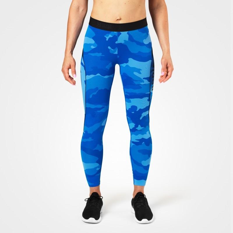 Better Bodies Fitness Curve Tights - Blue Camo - Urban Gym Wear