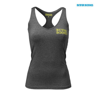 Better Bodies Fitness Logo Top - Antracite Melange - Urban Gym Wear