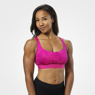 Better Bodies Fitness Short Top - Pink Print - Urban Gym Wear