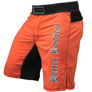 Better Bodies Flex Board Shorts - Orange-Black - Urban Gym Wear