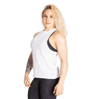 Better Bodies Fluid High Tank - White - Urban Gym Wear