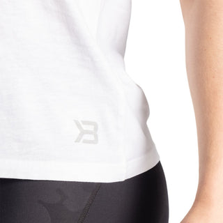 Better Bodies Fluid High Tank - White - Urban Gym Wear