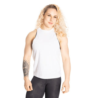 Better Bodies Fluid High Tank - White - Urban Gym Wear