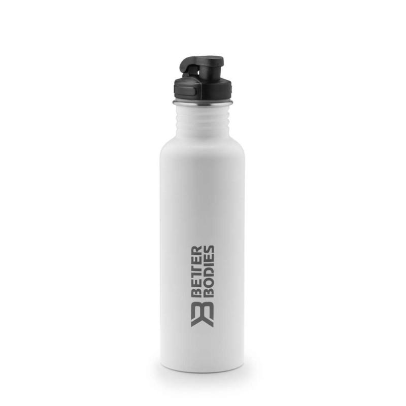 Better Bodies Fulton Bottle - White - Urban Gym Wear