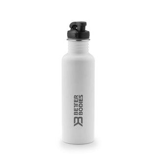 Better Bodies Fulton Bottle - White - Urban Gym Wear