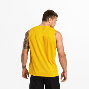 Better Bodies Fulton Mesh Tank - Yellow - Urban Gym Wear