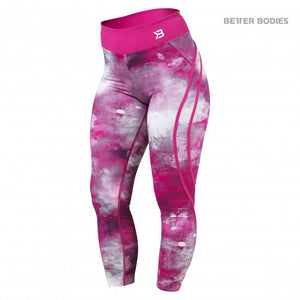 Better Bodies Galaxy High Waist Tights - Hot Pink - Urban Gym Wear