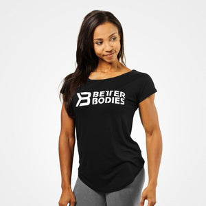 Better Bodies Gracie Tee - Black - Urban Gym Wear