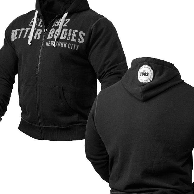 Better Bodies Graphic Hoodie - Black - Urban Gym Wear