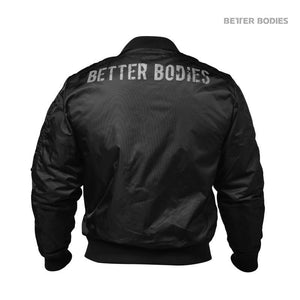 Better Bodies Graphic Jacket - Black - Urban Gym Wear