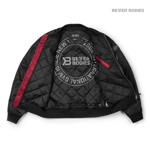 Better Bodies Graphic Jacket - Black - Urban Gym Wear