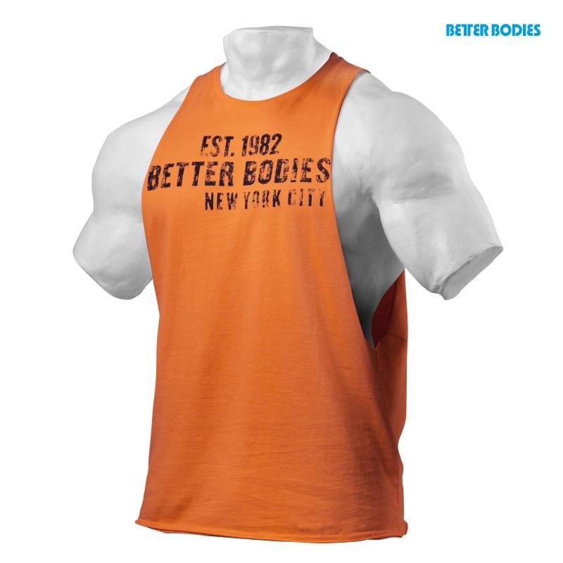 Better Bodies Graphic Logo Sleeveless - Orange - Urban Gym Wear