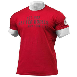 Better Bodies Graphic Logo Tee - Jester Red - Urban Gym Wear