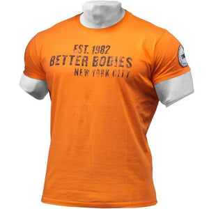 Better Bodies Graphic Logo Tee - Orange - Urban Gym Wear