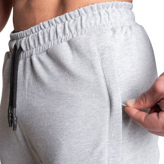 Better Bodies Graphic Standard Sweatpants - Light Grey Melange - Urban Gym Wear