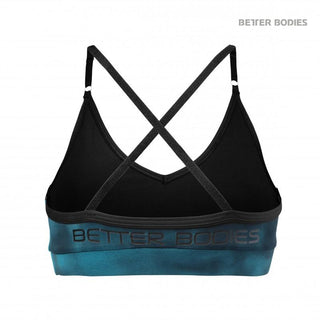 Better Bodies Grunge Short Top - Aqua - Urban Gym Wear