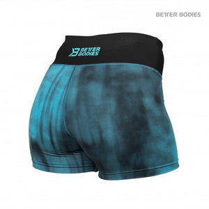 Better Bodies Grunge Shorts - Aqua Blue - Urban Gym Wear