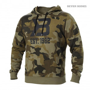 Better Bodies Gym Hoodie - Military Camo - Urban Gym Wear