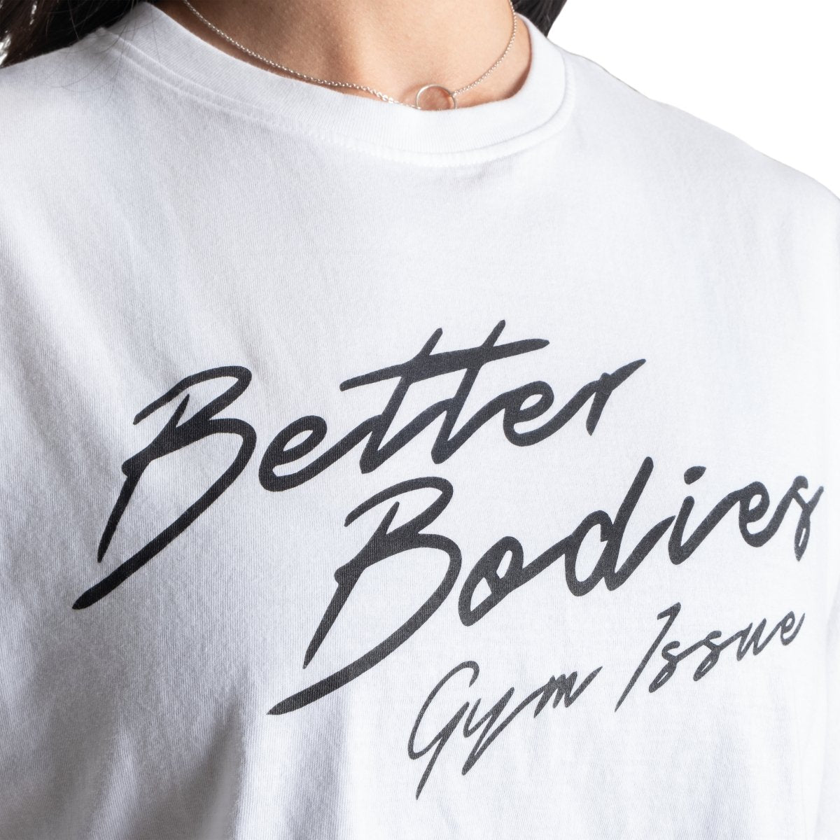 Better Bodies Gym Issue Tee - White - Urban Gym Wear