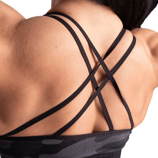 Better Bodies Gym Sports Bra - Dark Camo - Urban Gym Wear