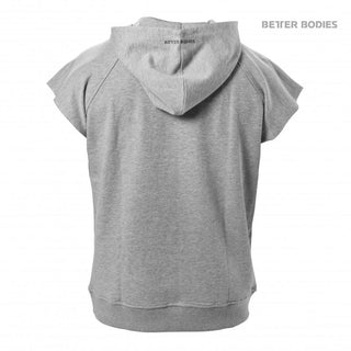 Better Bodies Harlem S-L Hood - Greymelange - Urban Gym Wear