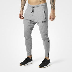 Better Bodies Harlem Zip Pants - Greymelange - Urban Gym Wear