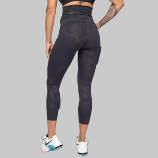 Better Bodies High Waist Leggings - Black Camo - Urban Gym Wear