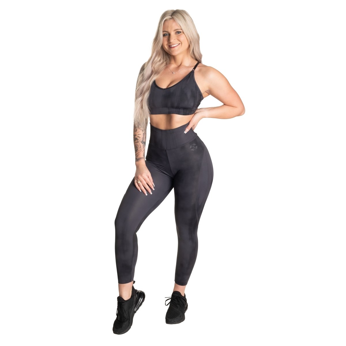 Better Bodies High Waist Leggings - Dark Grey Grunge - Urban Gym Wear