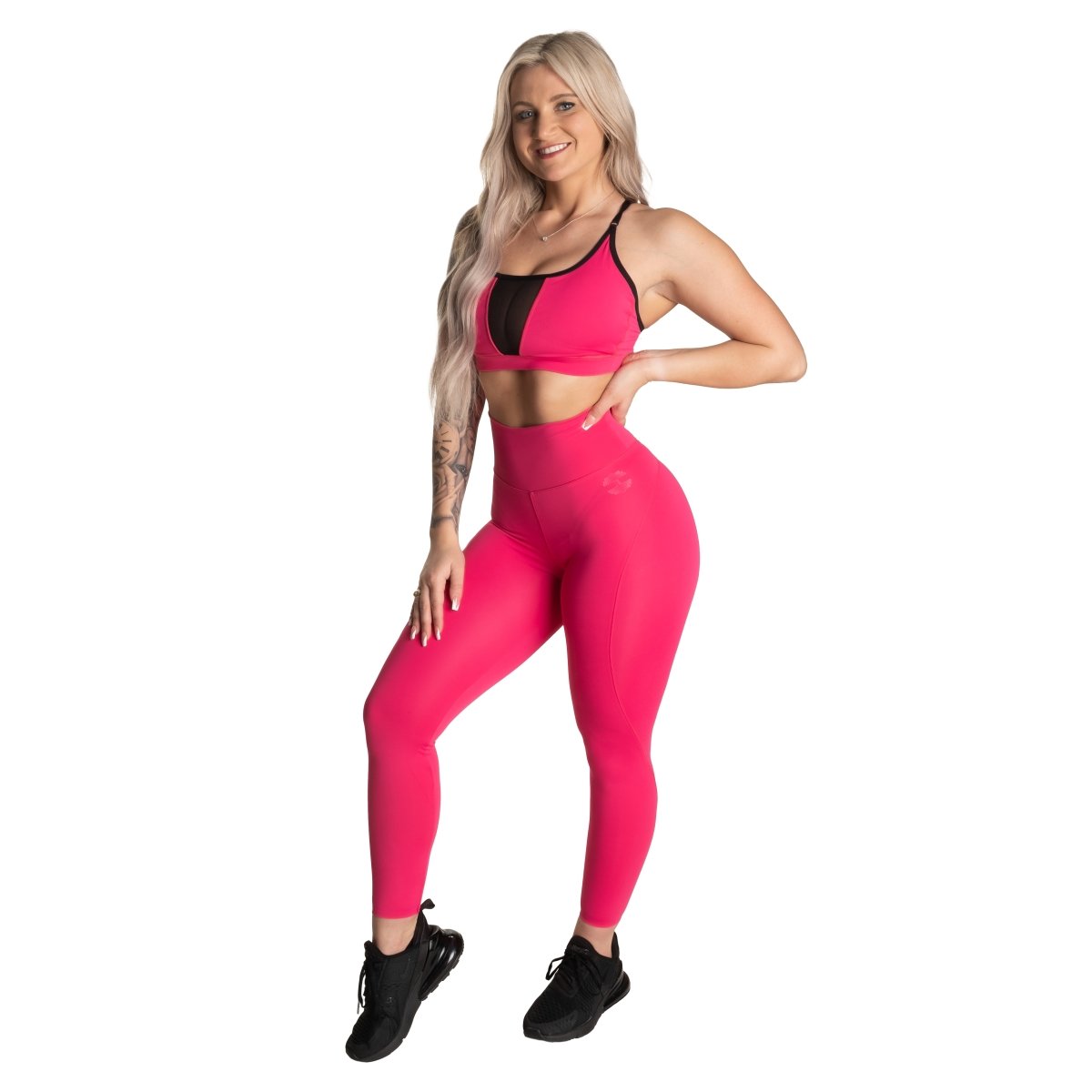 Better Bodies High Waist Leggings Hot Pink Urban Gym Wear