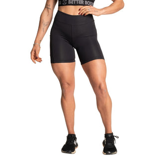 Better Bodies High Waist Shorts - Black - Urban Gym Wear