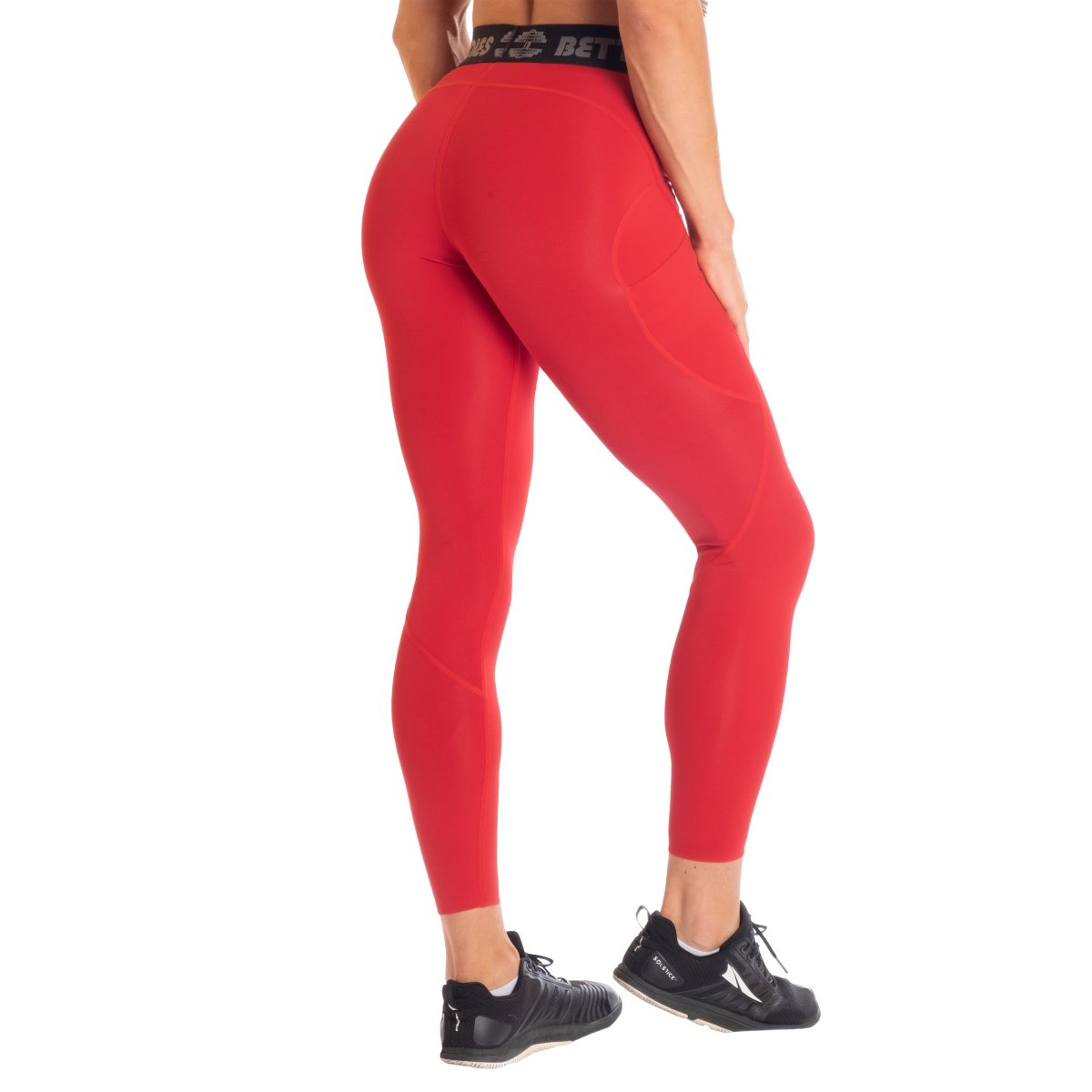 Better Bodies High Waist Leggings - Chilli Red Grunge – Urban Gym Wear