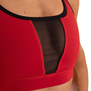 Better Bodies Highbridge Mesh Bra - Chilli Red - Urban Gym Wear