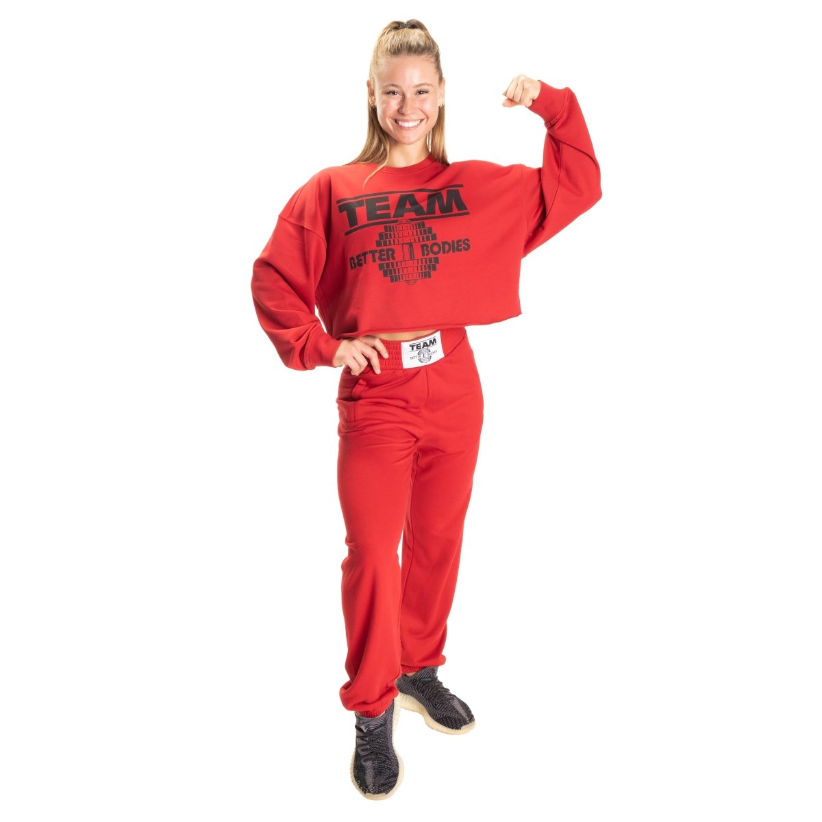 Better Bodies Highbridge Sweatpants V2 - Chilli Red - Urban Gym Wear
