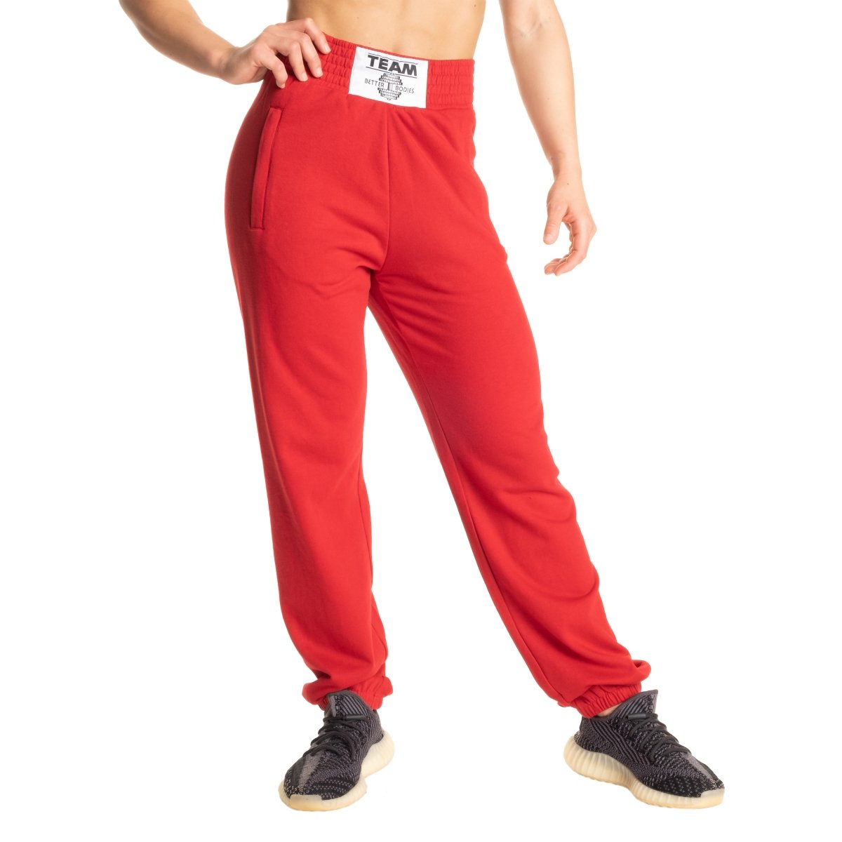 Better Bodies Highbridge Sweatpants V2 - Chilli Red - Urban Gym Wear