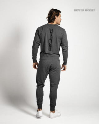 Better Bodies Jersey Sweatshirt - Anthracite - Urban Gym Wear
