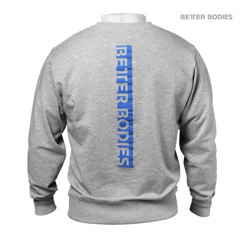 Better Bodies Jersey Sweatshirt - Greymelange - Urban Gym Wear