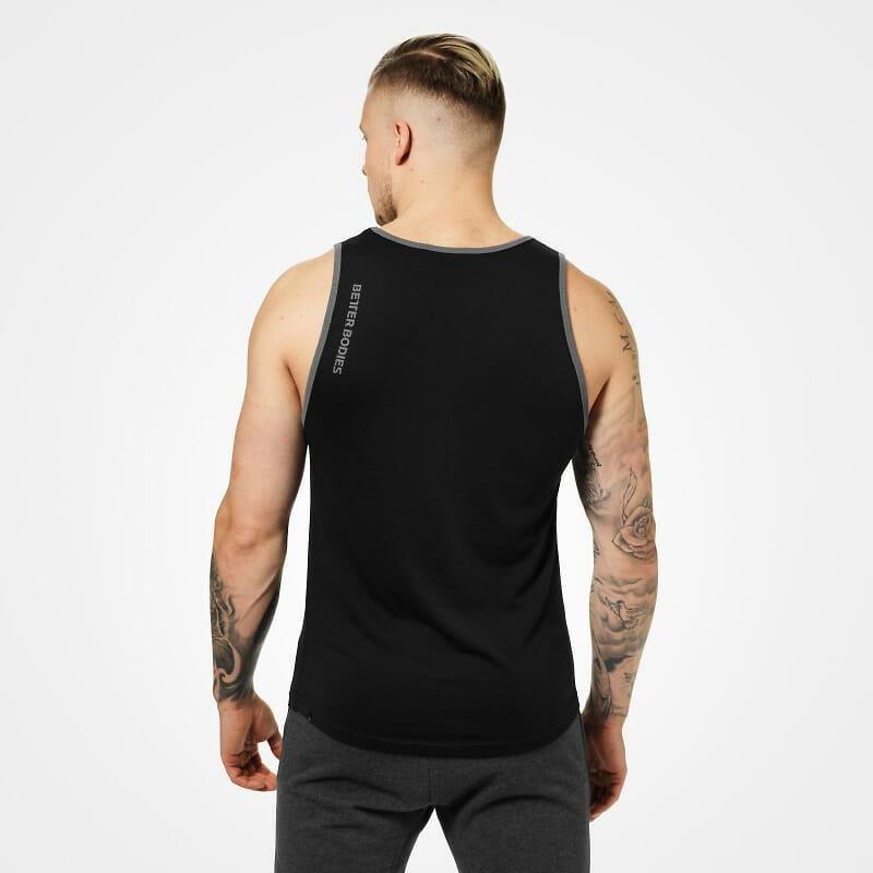 Better Bodies Jersey Tank - Black - Urban Gym Wear
