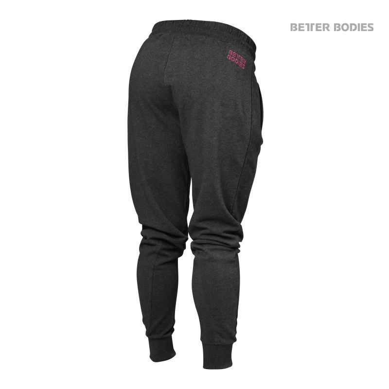 Better Bodies Jogger Sweatpants - Anthracite Melange - Urban Gym Wear