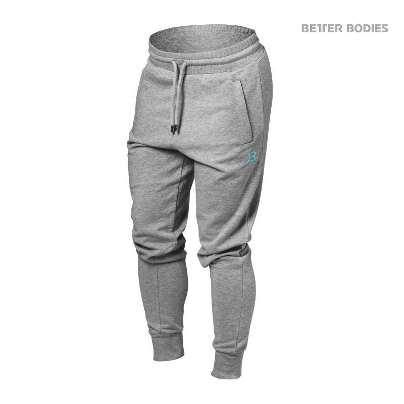 Better Bodies Jogger Sweatpants - Greymelange - Urban Gym Wear