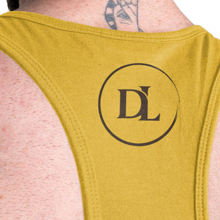 Better Bodies Logo Essential T-Back DL - Yellow - Urban Gym Wear