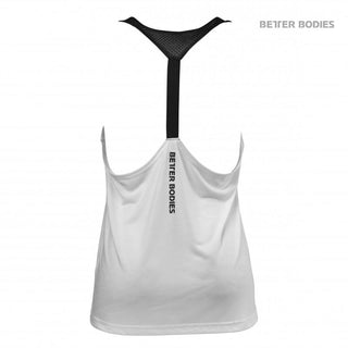 Better Bodies Loose Fit Tank - White - Urban Gym Wear