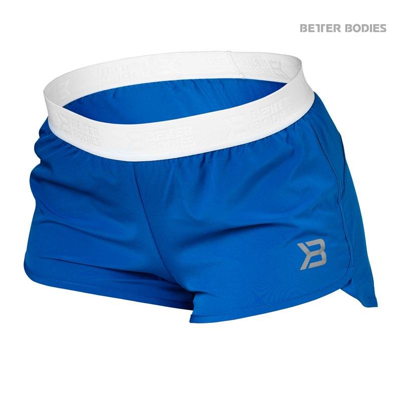 Better Bodies Madison Shorts - Strong Blue - Urban Gym Wear