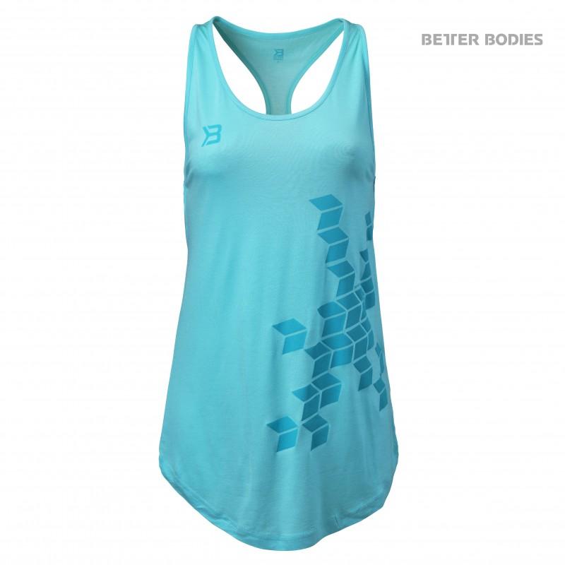 Better Bodies Madison T-Back - Light Aqua - Urban Gym Wear
