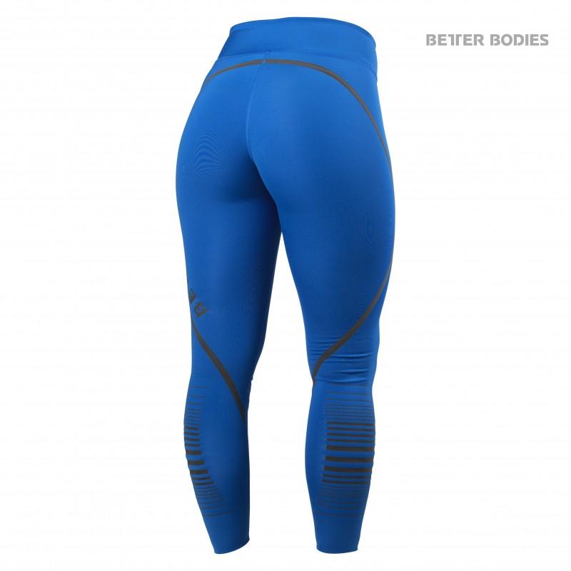 Better Bodies Madison Tights - Strong Blue - Urban Gym Wear